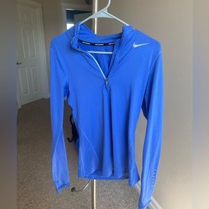 blue Nike Running quarter zip